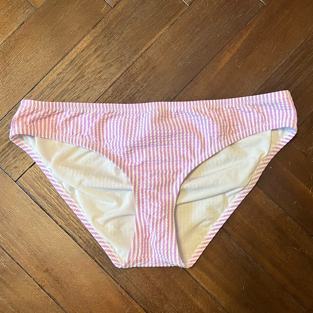 J.Crew Seersucker Bikini Bottoms